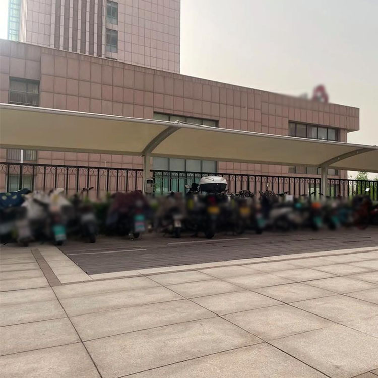 巴塘县膜结构电动车棚