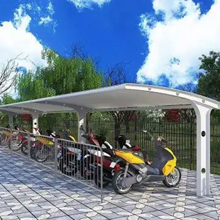 巴塘县膜结构电动车棚